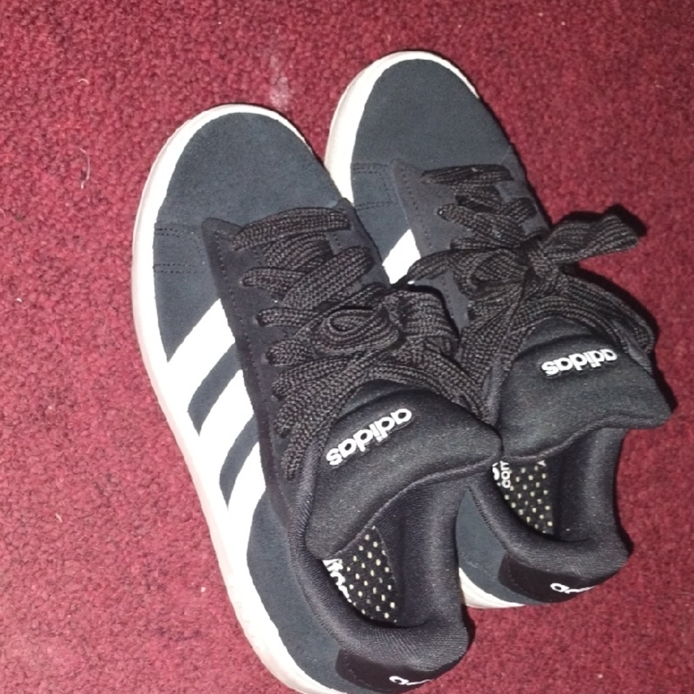 Adidas Classic Black and White Trainers